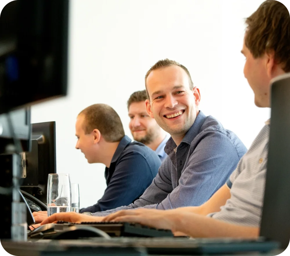 CleverMobi colleagues at work